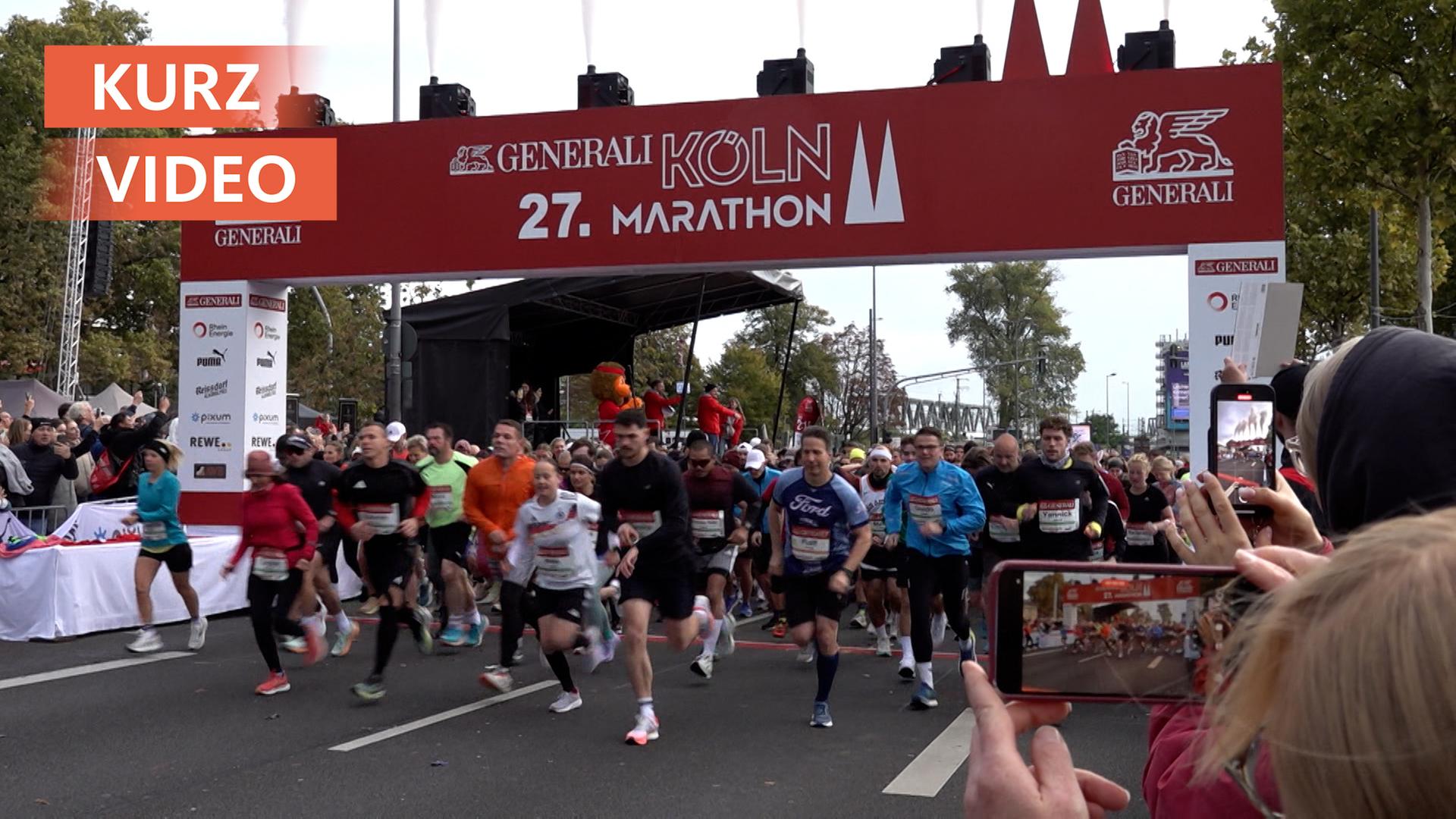 Köln-Marathon: Mehr als 37.000 Läufer und neue Rekorde