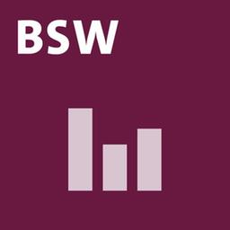 BSW-Logo mit Balkengrafik