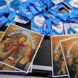 Werbeaufkleber der AfD Jugendorganisation Generation Deutschland.