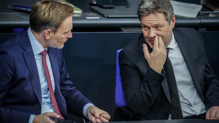 Christian Lindner und Robert Habeck