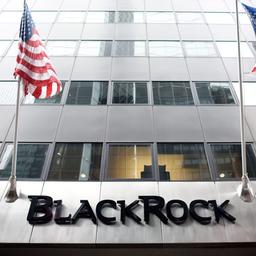 Das Bürogebäude des Finanzunternehmens Blackrock in New York, USA.