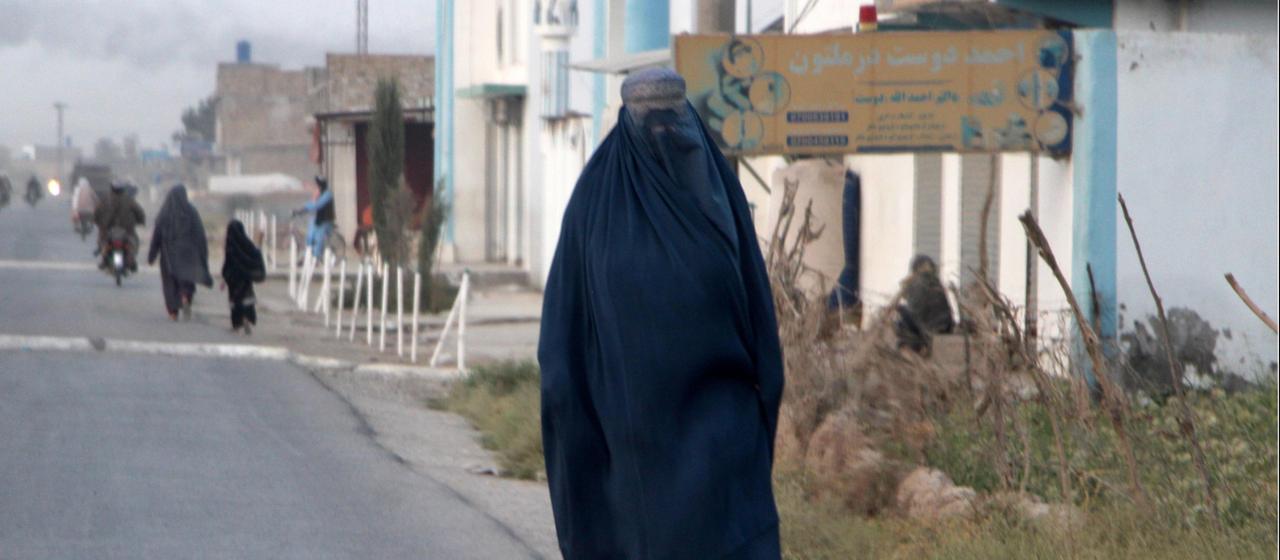 Straßenszene im afghanischen Kandahar