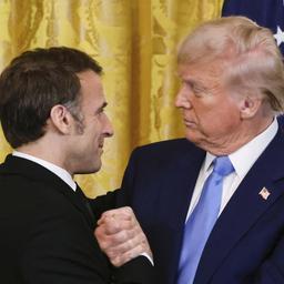 Emanuel Macron und Donald Trump bei einem Treffen im Weißen Haus