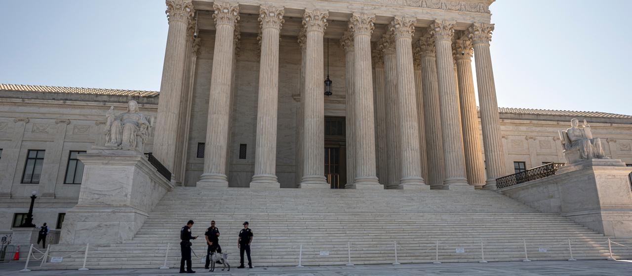 Der Oberste Gerichtshof auf dem Capitol Hill in Washington.