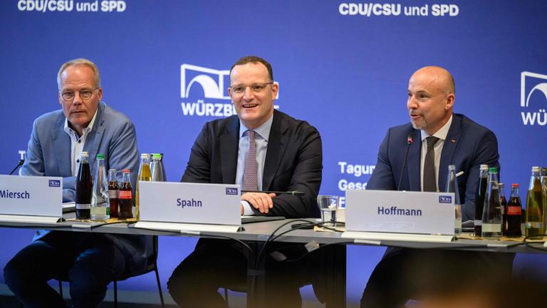 Matthias Miersch, Jens Spahn und Alexander Hoffmann