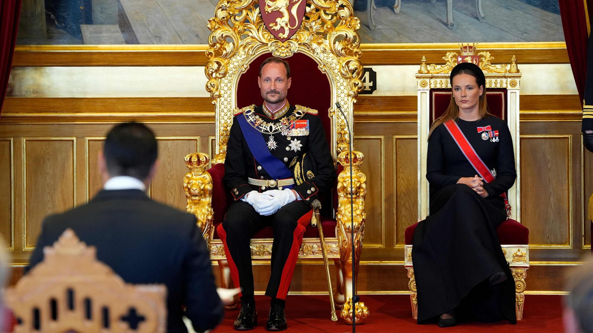 König Haakon  VIII. und Kronprinzessin Ingrid Alexandra | AFP