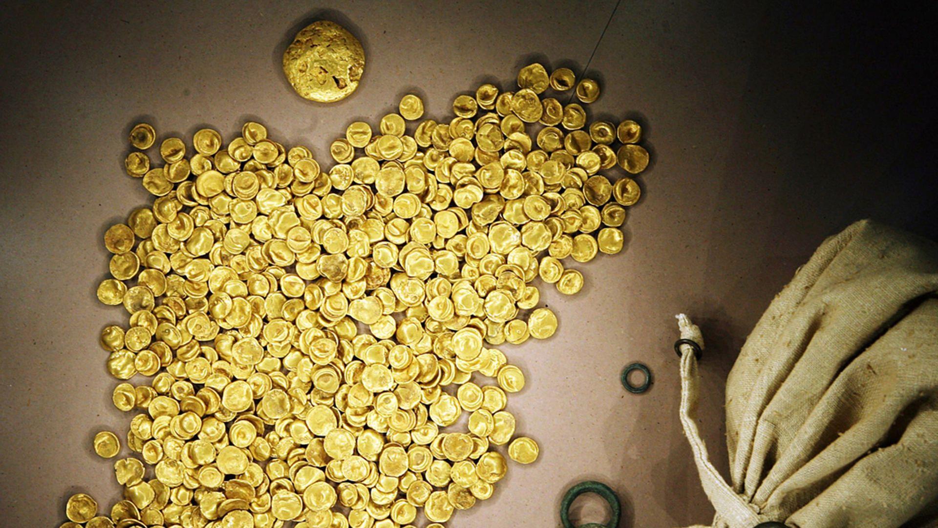 Der Keltenschatz aus dem Museum in Manching | dpa-Bildfunk/Frank Mächler