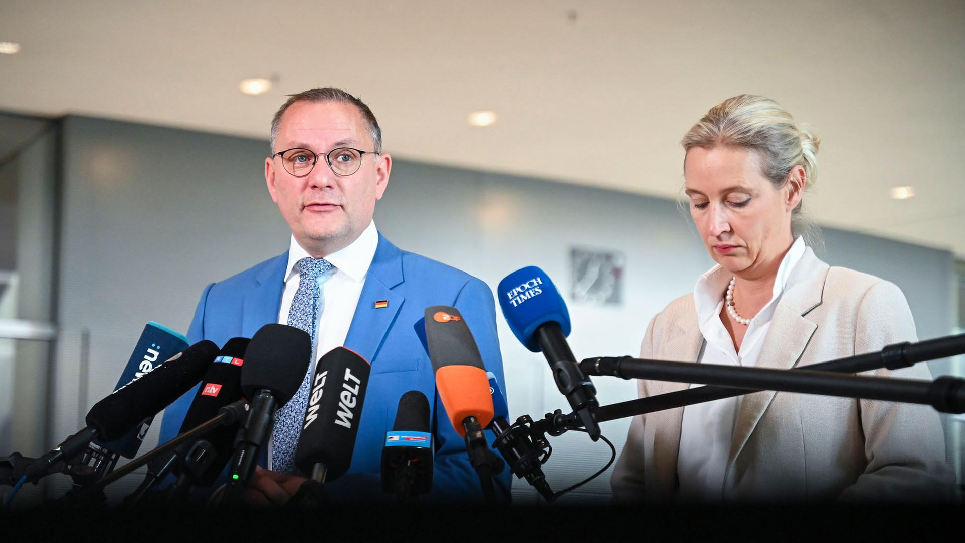 Tino Chrupalla und Alice Weidel | dpa