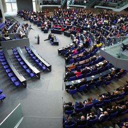 Der Plenarsaal des Deutschen Bundestages