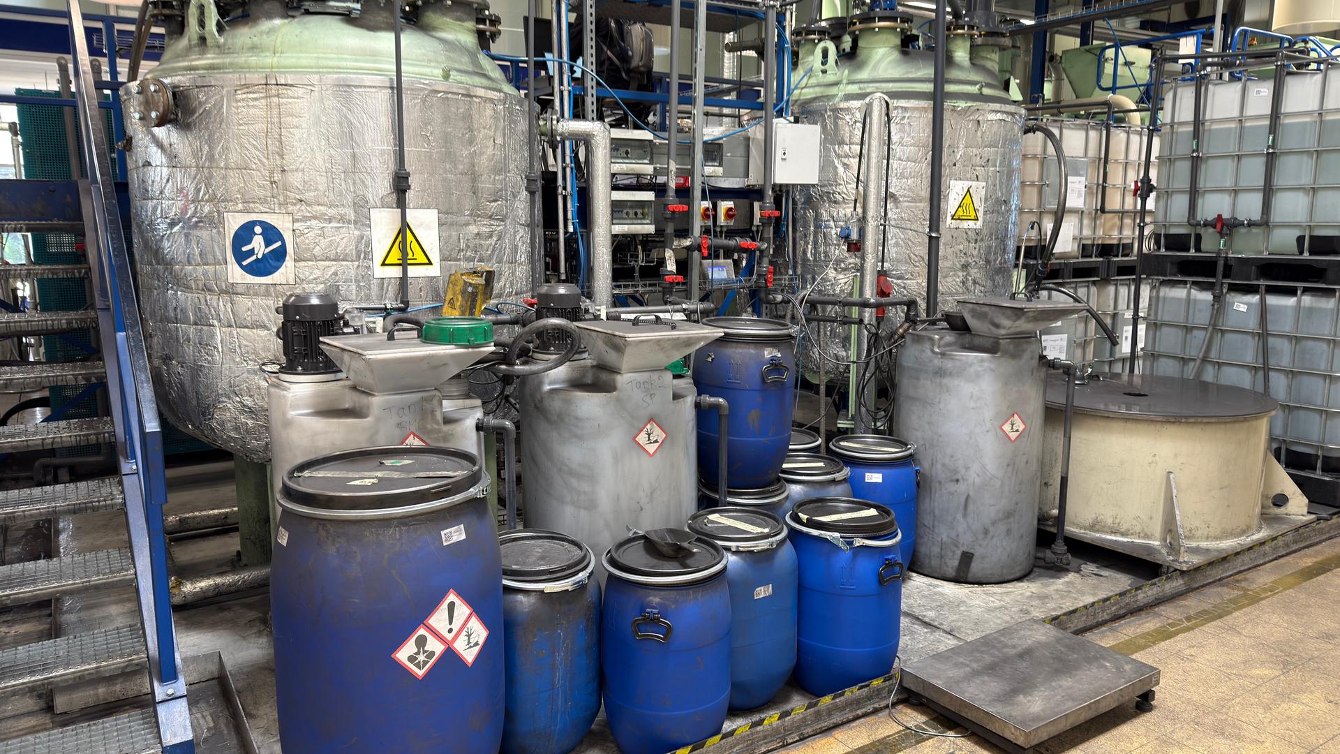 Die Pilotanlage des E-Batterie-Recyclingunternehmens Cylib in Aachen | WDR/ David Zajonz