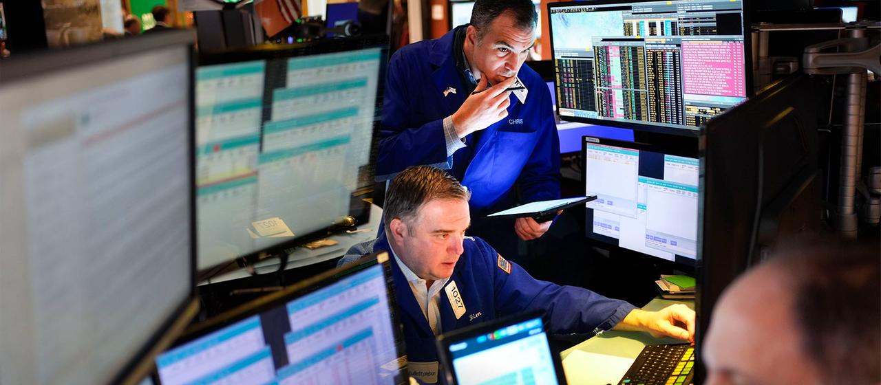 Händler an der New Yorker Börse, NYSE.