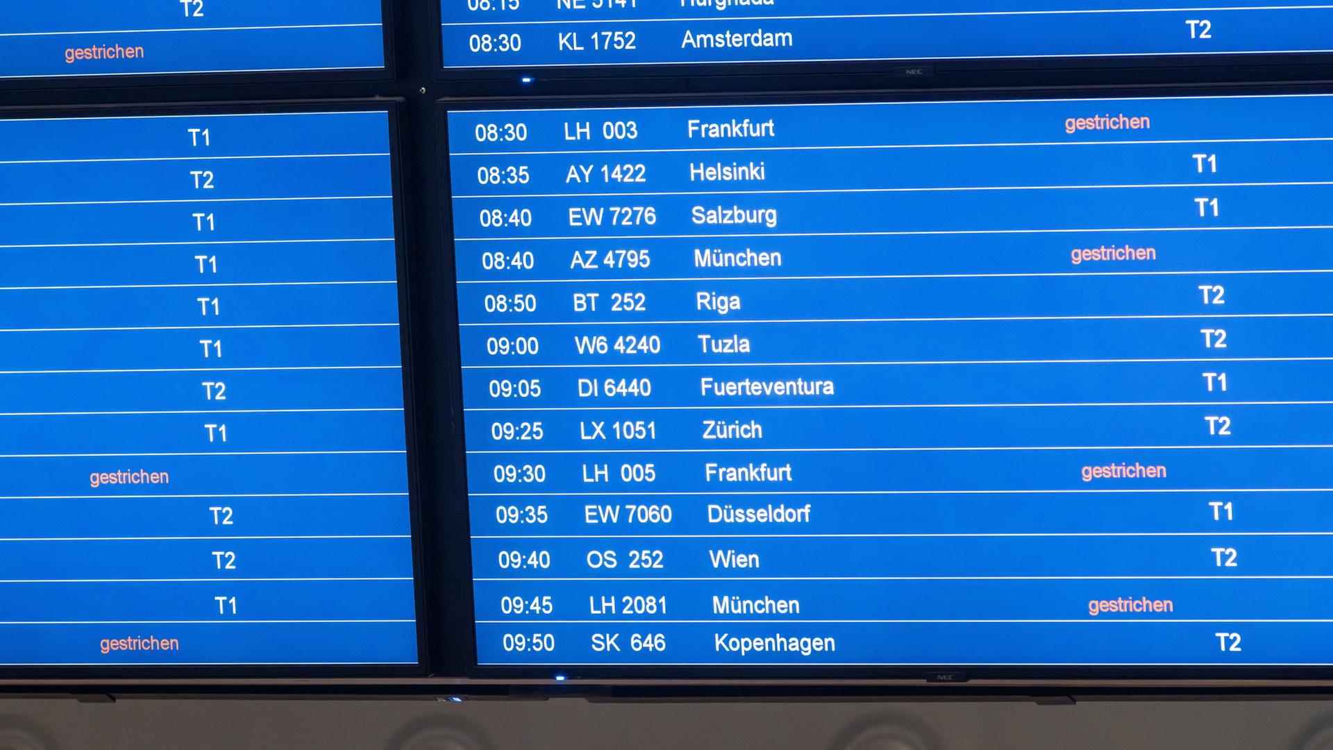 Streik bei der Lufthansa | Bodo Marks/dpa