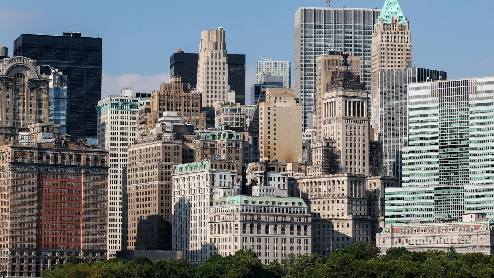 Die Skyline von Manhattan, New York City. | REUTERS