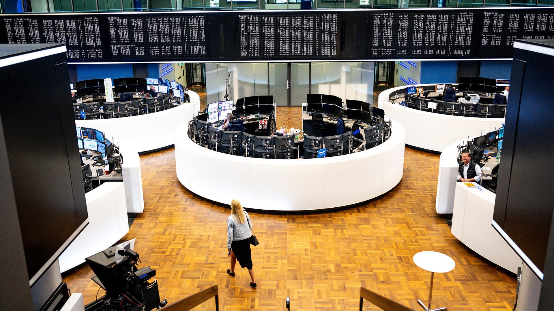 Handelssaal der Börse Frankfurt. | picture alliance / Eibner-Presse