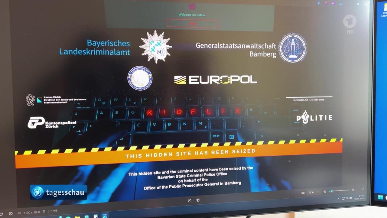 Razzien in 31 Ländern gegen Kinderpornografie-Netzwerk | tagesschau.de