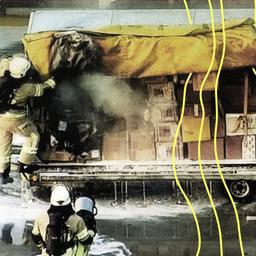 DHL-Paketbrand in Leipzig