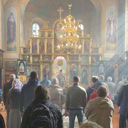 Gottesdient in der Orthodoxen Kirche der Ukraine.