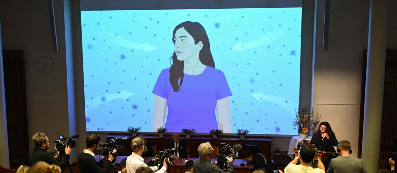 Die Verleihung des Medizin-Nobelpreises 2025.
