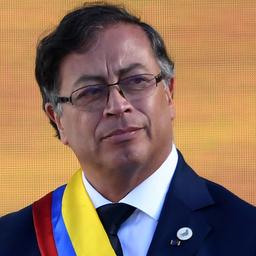 Gustavo Petro, Kolumbiens neuer Präsident, bei seiner Amtseinführung.