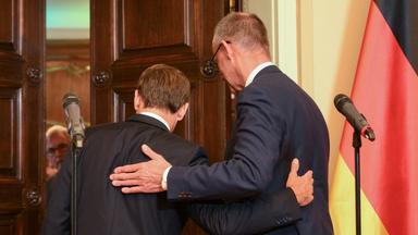 Macron und Merz bei ihrem Arbeitstreffen in Berlin 