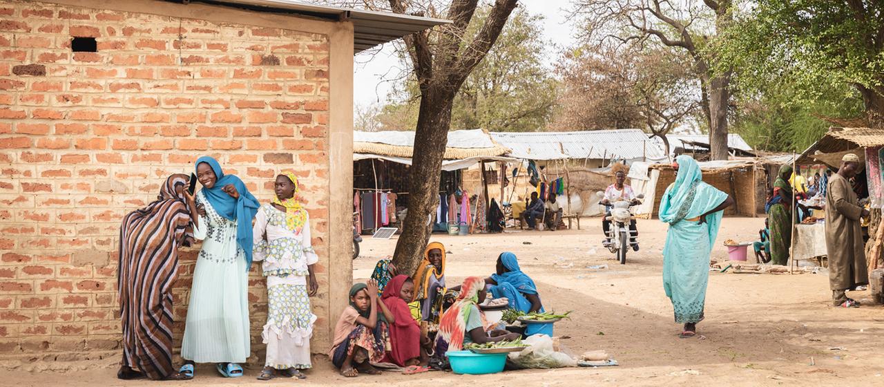 Flüchtlingsfrauen im Flüchtlingscamp Korsi in Birao.
