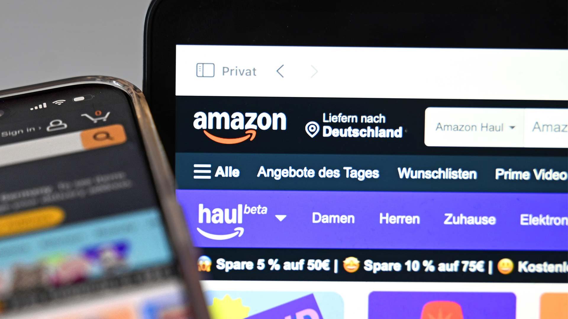 Amazon Deutschland Website | picture alliance/dpa