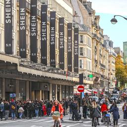 Eröffnung der ersten Shein-Filiale im BHV-Kaufhaus in Paris.