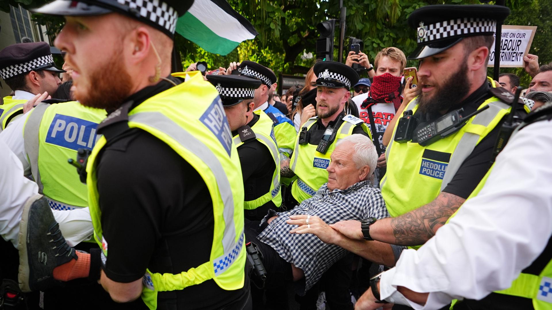 Hunderte Festnahmen bei Pro-Palästina-Demo in London