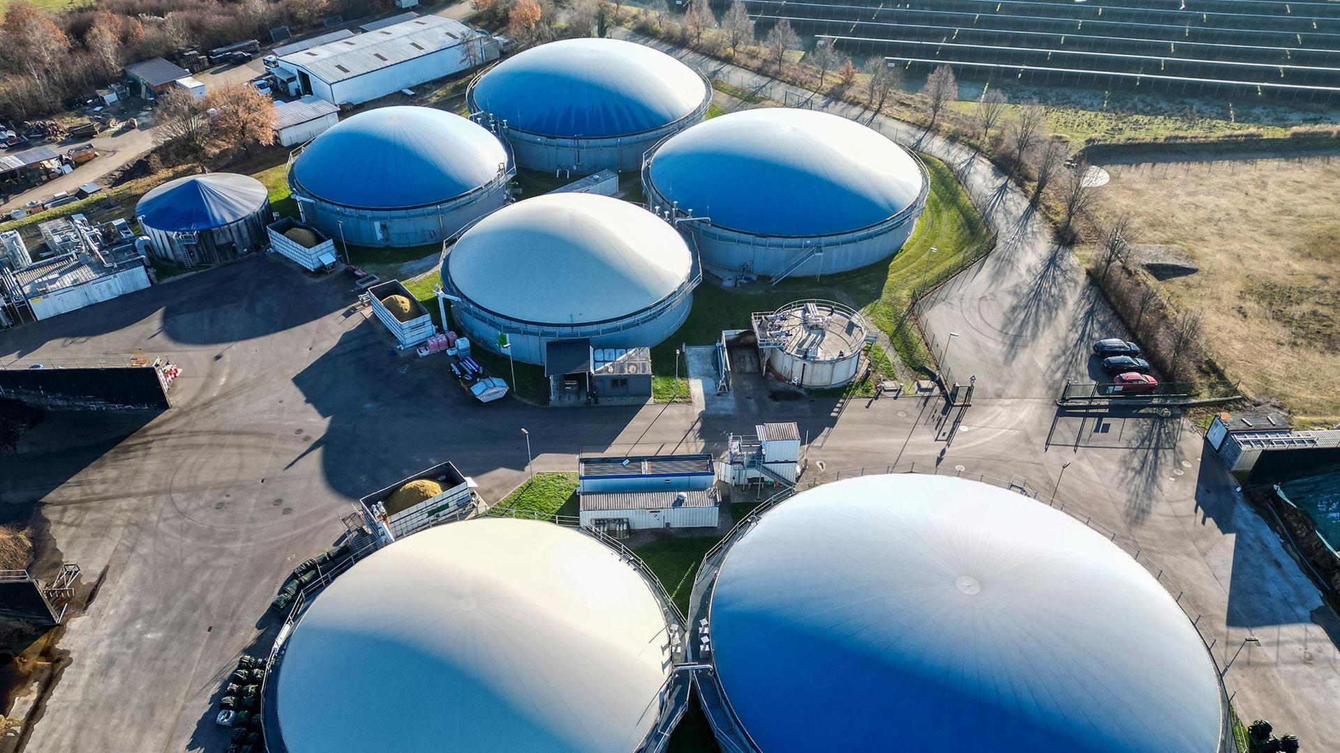 Biogasanlage | Jan Woitas/dpa