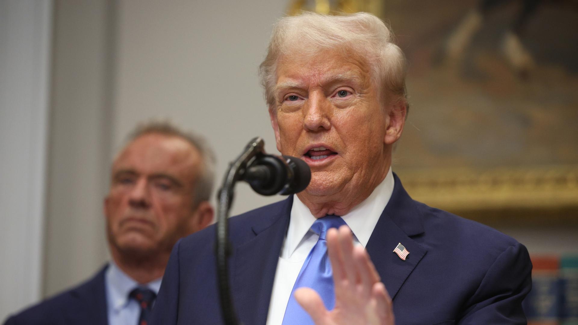 US-Präsident Trump und Gesundheitsminister Kennedy | EPA