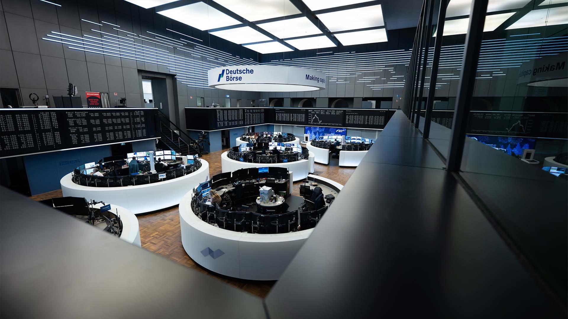 Blick in die Frankfurter Börse. | picture alliance / Eibner-Presse