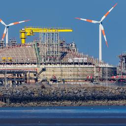 LNG-Fluxys-Terminal im Hafen von Zeebrügge