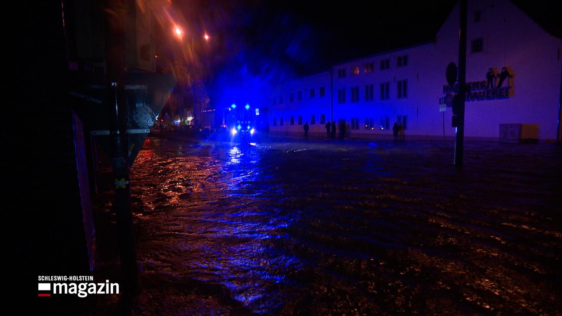 Nachbericht zum Ostseehochwasser in Flensburg | tagesschau.de