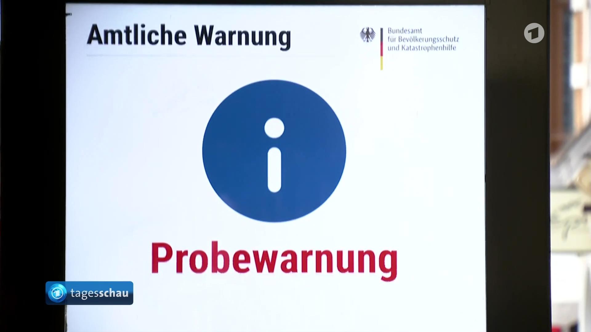 Jährlicher Probealarm zum Warntag bundesweit ohne Pannen