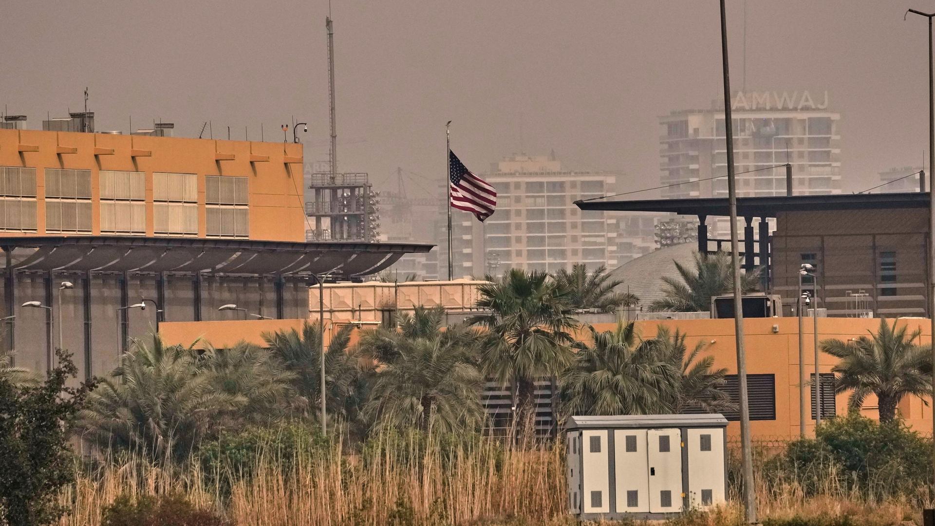 US-Botschaft in Bagdad | Hadi Mizban/AP/dpa