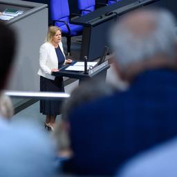 Nancy Faeser im Bundestag