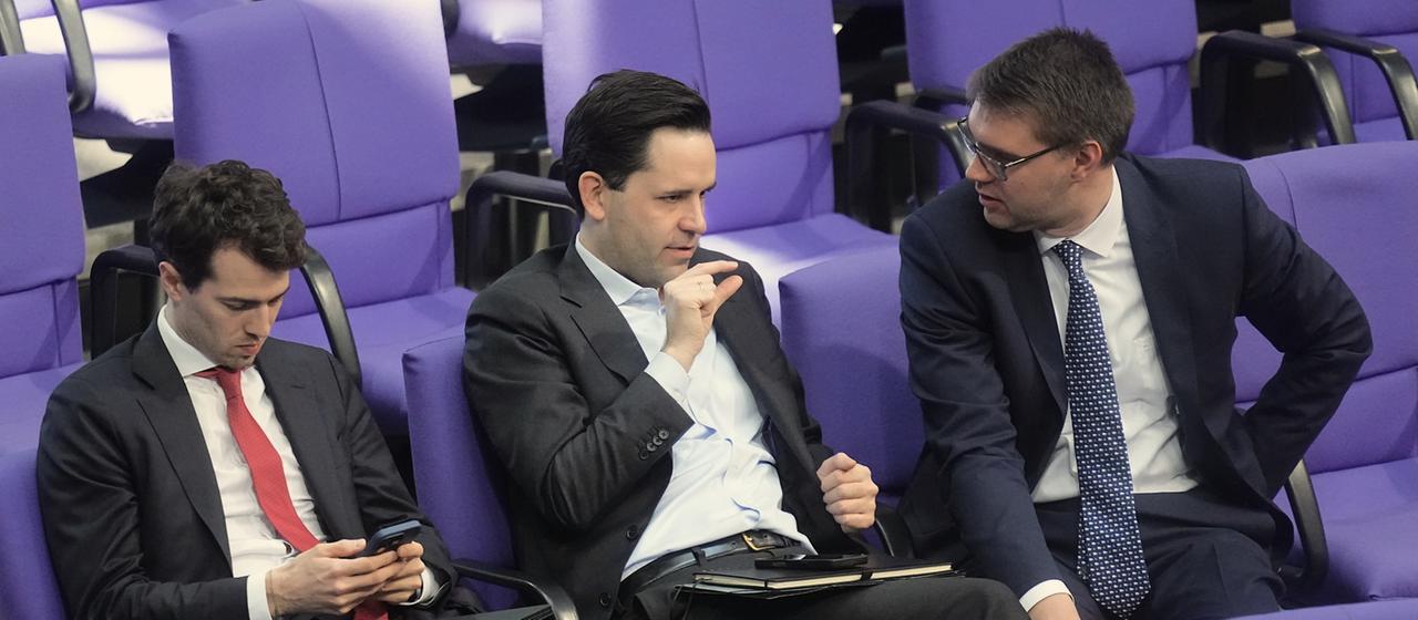 Carl-Philipp Sassenrath, Johannes Winkel, Sebastian Schmidt (l. nach r., Archiv)