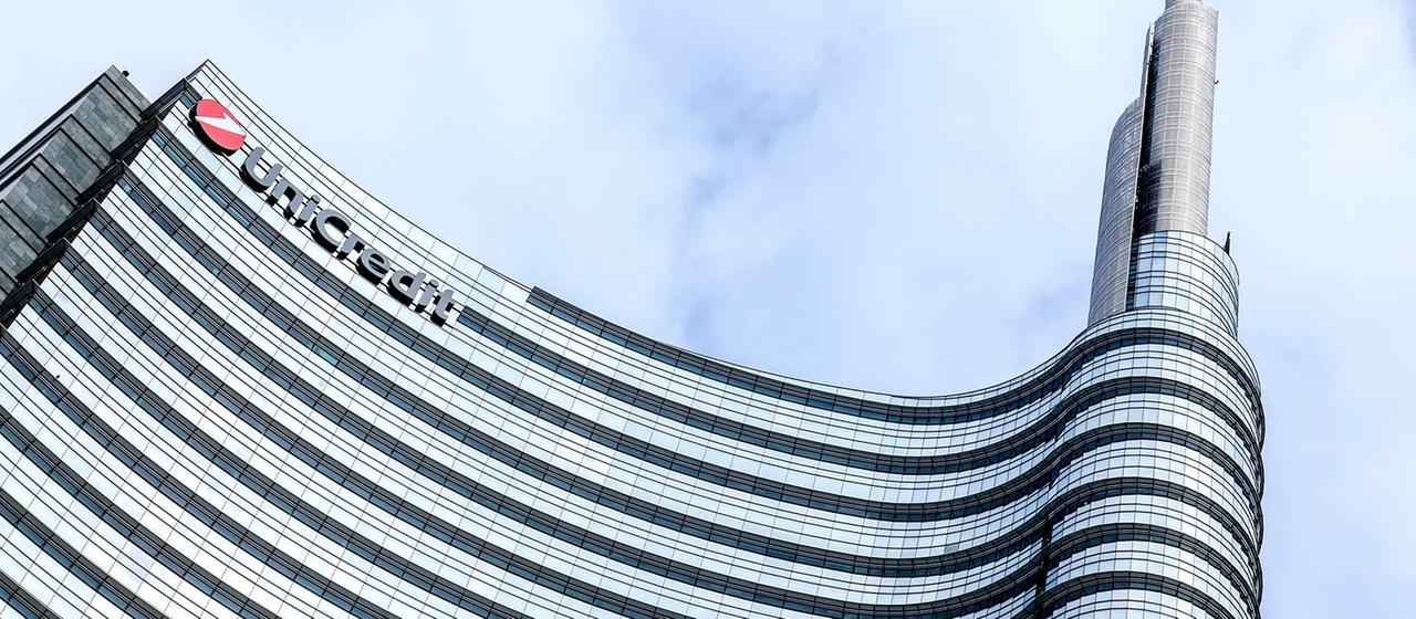 UniCredit-Tower, Konzernzentrale der italienischen Bank in Mailand.