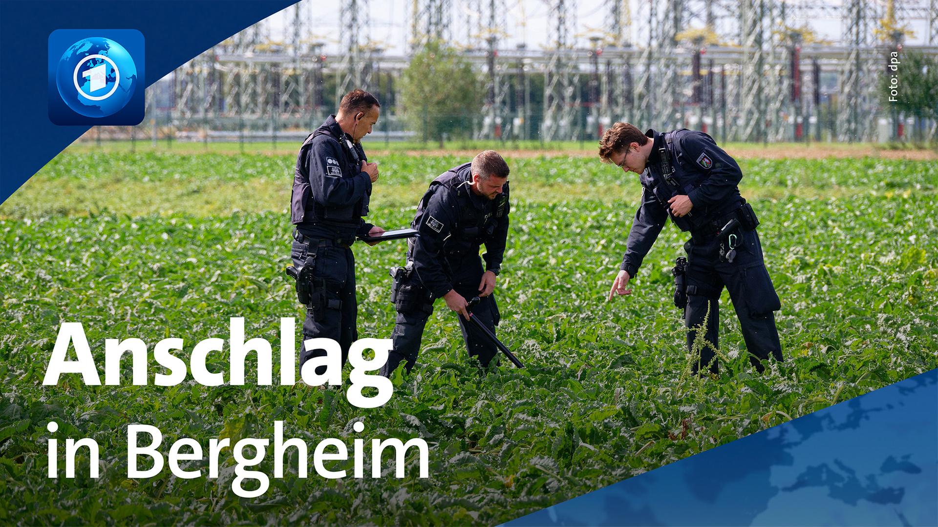 Ermittler suchen nach Spuren. | dpa/ARD-aktuell