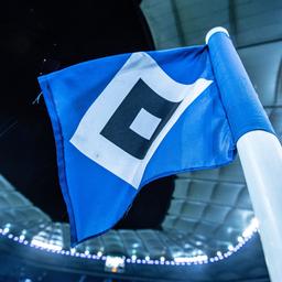 HSV-Eckfahne im Volksparkstadion