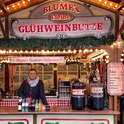 Ein Glühweinstand auf dem Breitscheidplatz in Berlin. 