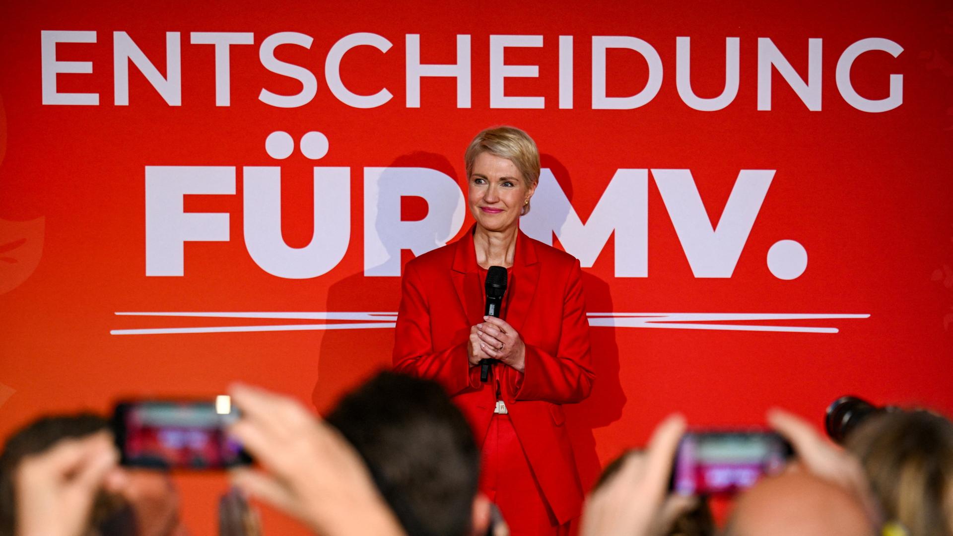 ++ Liveticker zur Mecklenburg-Vorpommern-Wahl: Schwesig stolz auf "Aufholjagd" der SPD ++