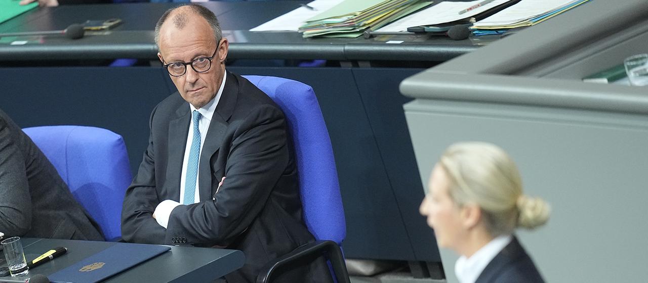 Friedrich Merz und Alice Weidel