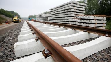 Schienen werden neu verlegt