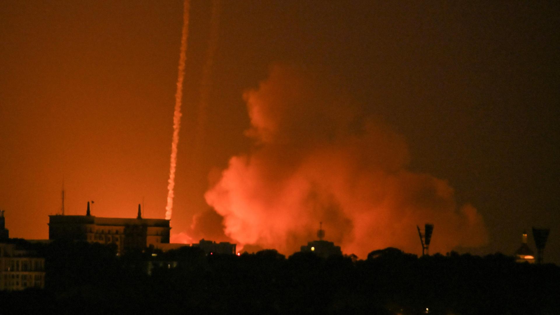 Massive russische Angriffe auf die ukrainische Hauptstadt Kiew
