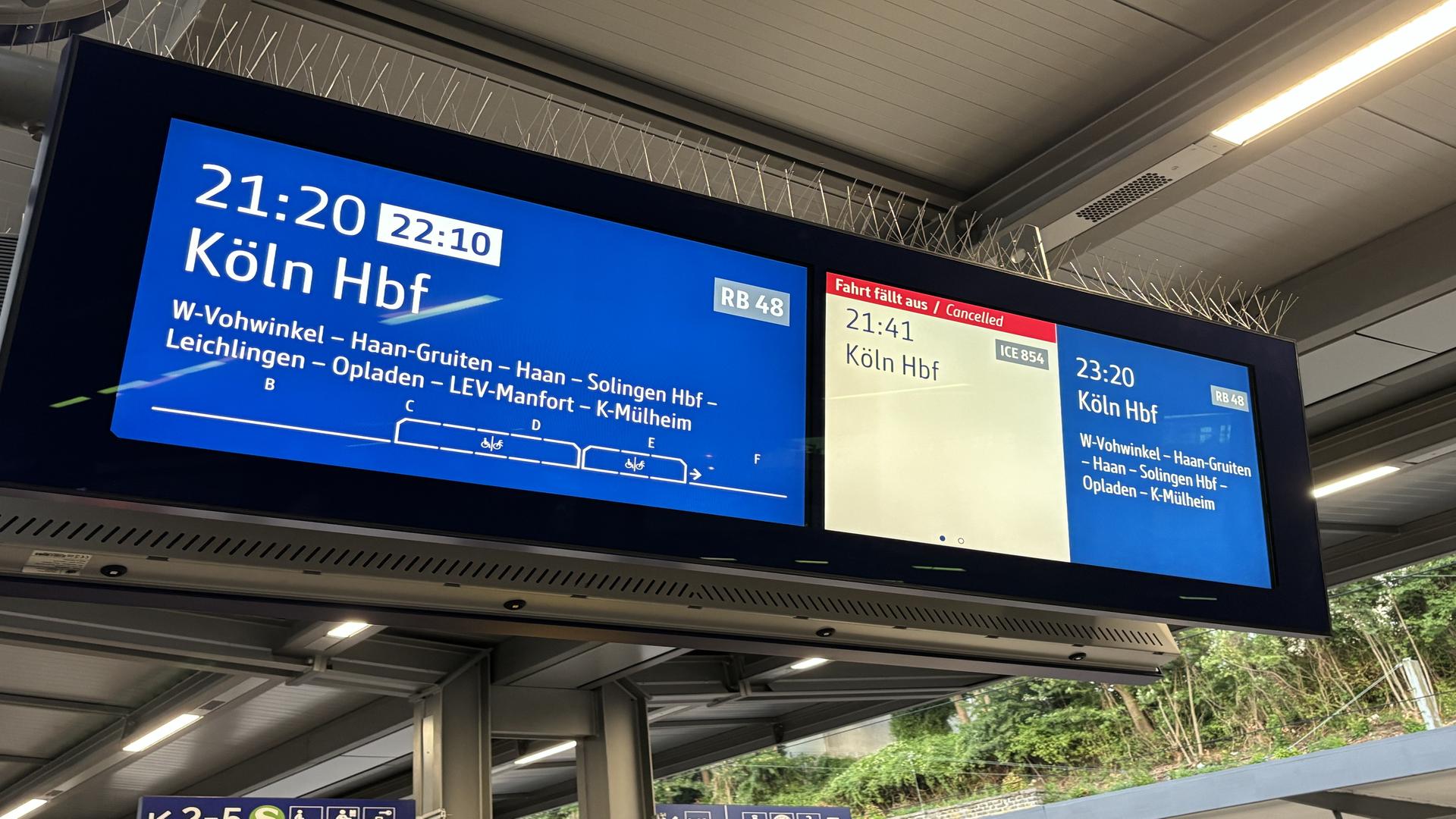 Bahnstart im Bergischen verläuft holprig