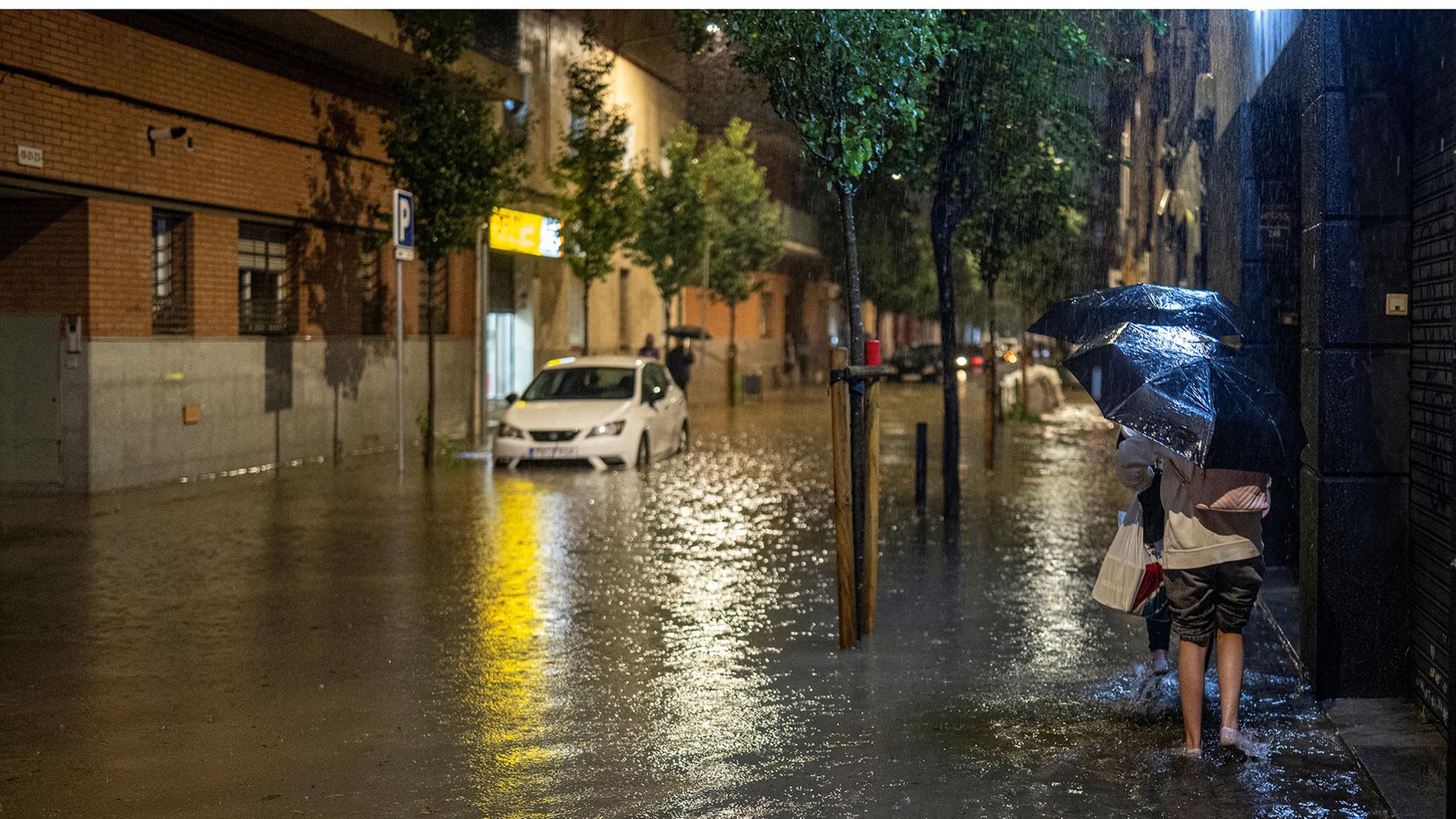 Baskenland und Katalonien: Mehrere Tote bei schweren Unwettern in Spanien