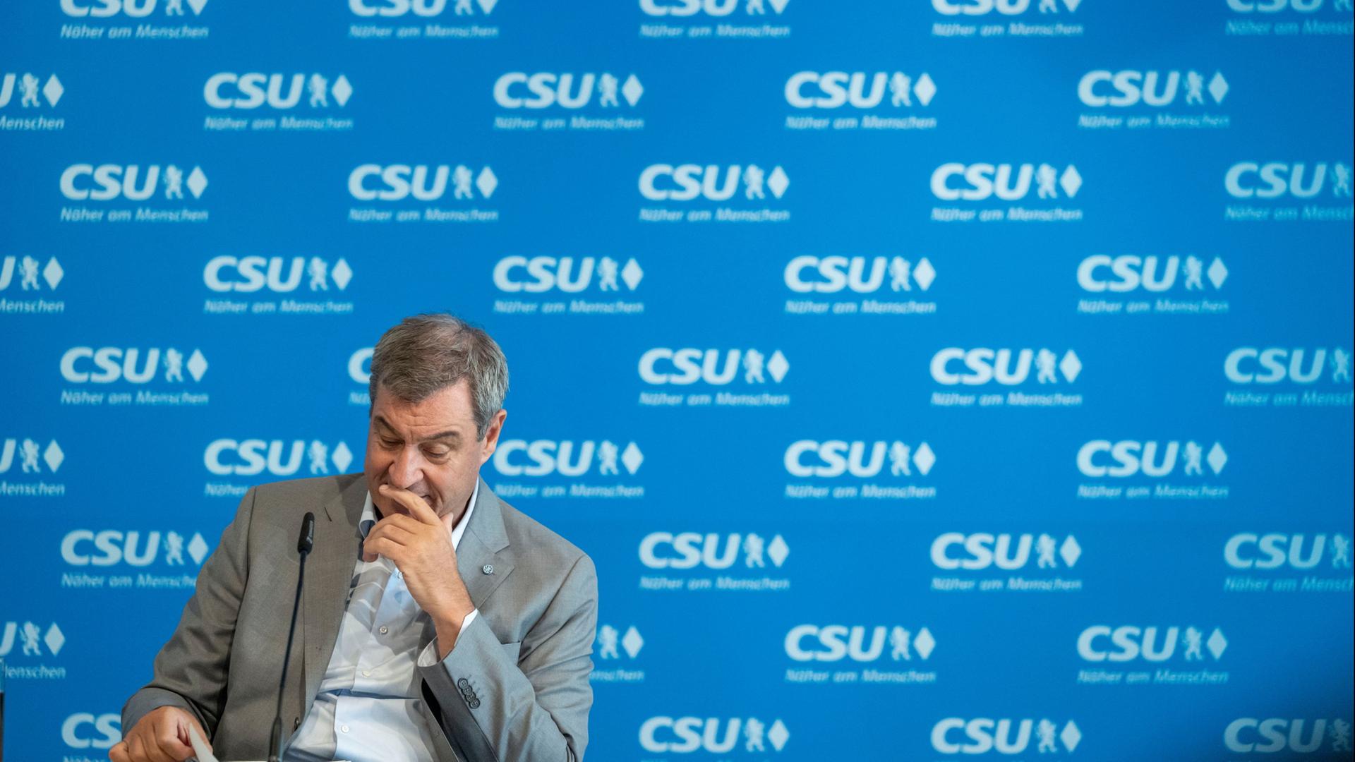 CSU-Klausurtagung am Rande des Personalkarussells