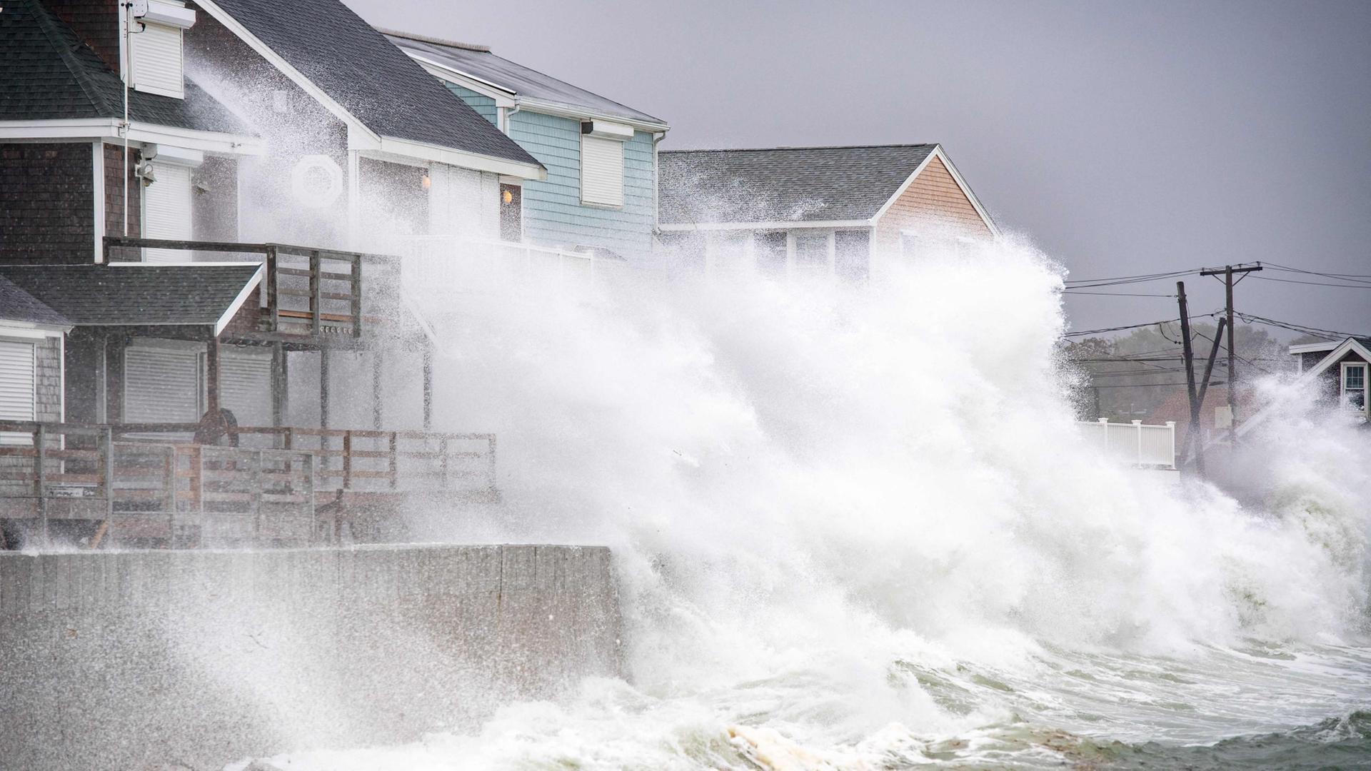 Sturm an der US-Ostküste: Ein Toter, viele Haushalte ohne Strom