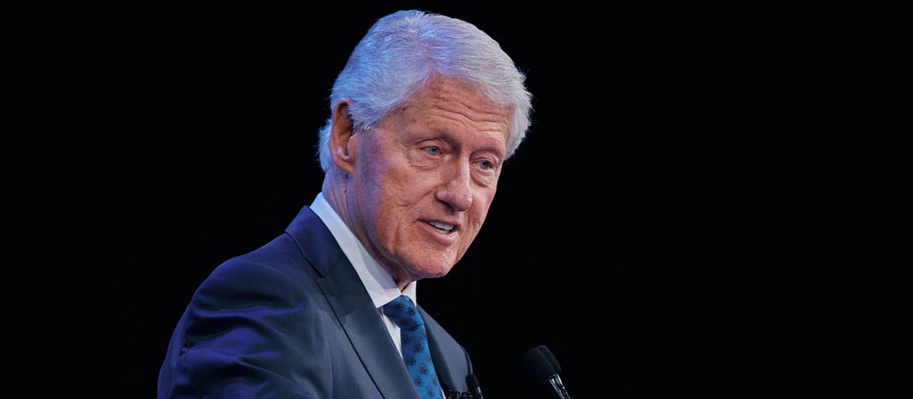 Der ehemalige US-Präsident Bill Clinton spricht während der Clinton Global Initiative in New York 2025